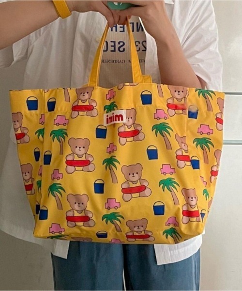 BACKYARD FAMILY(バックヤードファミリー)の「ランチバッグ 通園バッグ(トートバッグ・レディース・グリーン系/オレンジ系/ブルー系/イエロー系・FREE)」の3枚目の写真