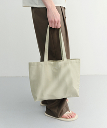 STRIPE EASY SHOPPER_UNISEX_UDBA6E213_OLIVE STRIPE