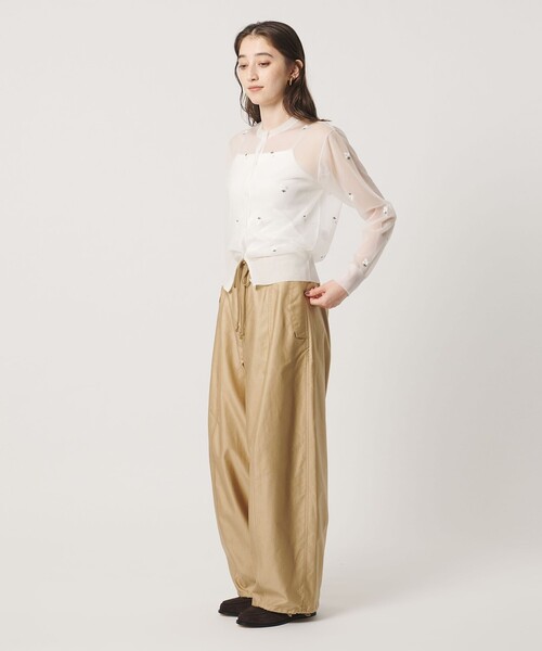 UNITED ARROWS(ユナイテッドアローズ)の「コットン カーブパンツ(その他パンツ・レディース・オフホワイト/ベージュ・36/38)」の12枚目の写真