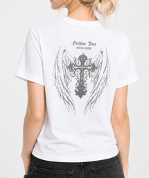 アーカイブウィングクロスTシャツ_ホワイト