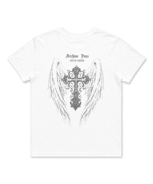DAMISH(ダミシュ)の「アーカイブウィングクロスTシャツ_ホワイト(Tシャツ/カットソー・レディース・ホワイト・SMALL/MEDIUM)」の2枚目の写真