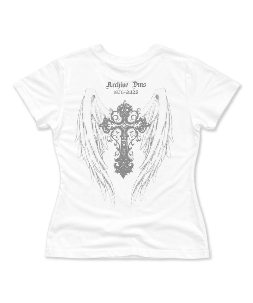 DAMISH(ダミシュ)の「アーカイブウィングクロスTシャツ_ホワイト(Tシャツ/カットソー・レディース・ホワイト・SMALL/MEDIUM)」の5枚目の写真