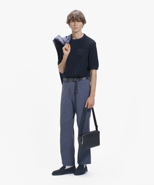 LACOSTE(ラコステ)の「スウェードタッチ ピーチワイドパンツ(その他パンツ・メンズ・ライトグレー/グレー/ブラック・38/42/46)」の10枚目の写真