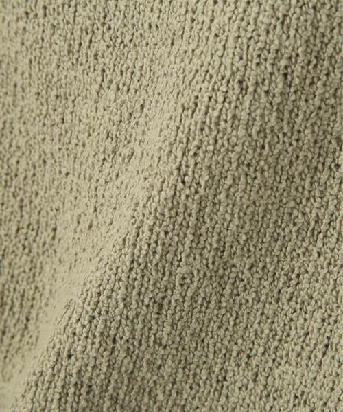 YLEVE(イレーヴ)の「YLEVE / COTTON BOUCLE KNIT VEST(カーディガン/ボレロ・レディース・カーキ・1)」の4枚目の写真