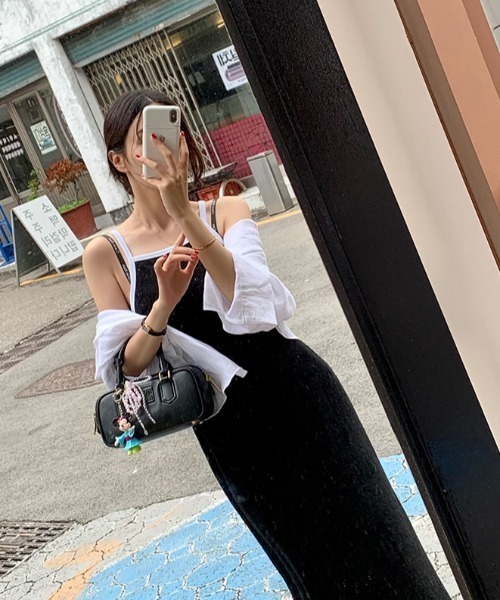 FAVORITO(ファヴォリート)の「キャミワンピース(ワンピース・レディース・ブラック・F)」の20枚目の写真