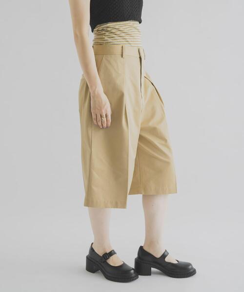 THE GOODLAND MARKET(ザグッドランドマーケット)の「cwtch HALF CHINO PANTS(その他パンツ・レディース・ベージュ系その他/ネイビー・2/1)」の5枚目の写真