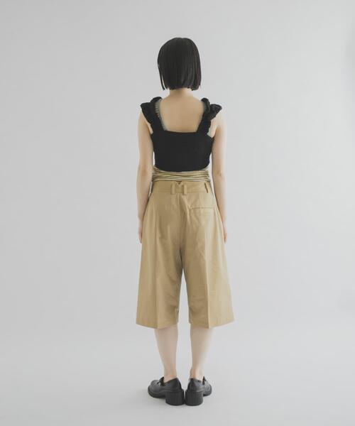 THE GOODLAND MARKET(ザグッドランドマーケット)の「cwtch HALF CHINO PANTS(その他パンツ・レディース・ベージュ系その他/ネイビー・2/1)」の9枚目の写真