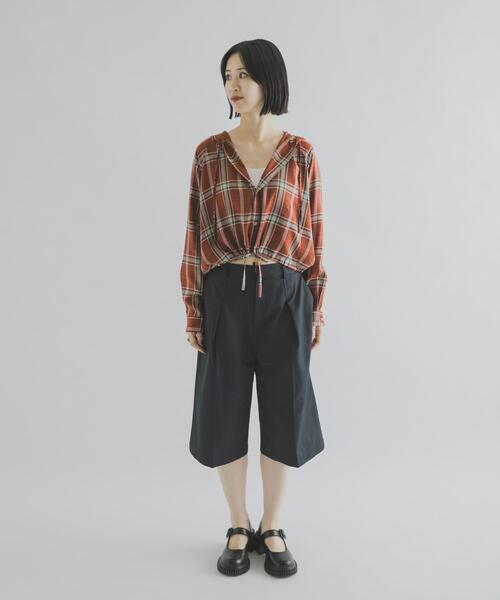 THE GOODLAND MARKET(ザグッドランドマーケット)の「cwtch HALF CHINO PANTS(その他パンツ・レディース・ベージュ系その他/ネイビー・2/1)」の20枚目の写真