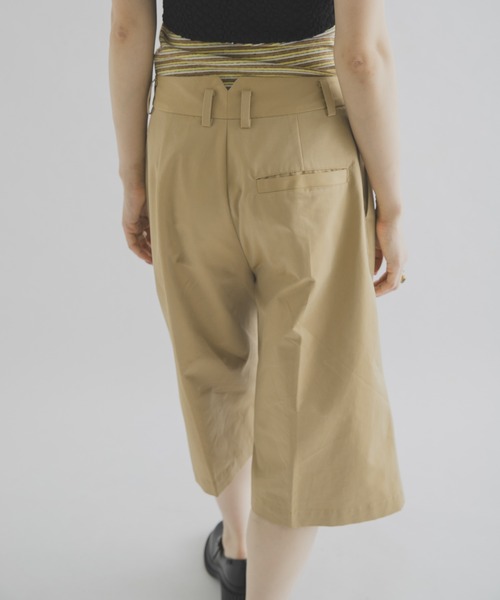THE GOODLAND MARKET(ザグッドランドマーケット)の「cwtch HALF CHINO PANTS(その他パンツ・レディース・ベージュ系その他/ネイビー・2/1)」の1枚目の写真