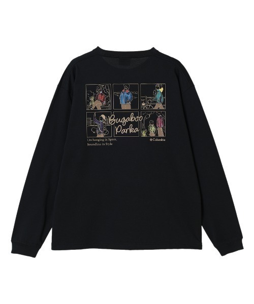 Columbia(コロンビア)の「コロンビア Columbia ロストブルックロングスリーブTシャツ(Tシャツ/カットソー・メンズ・ホワイト/ブラック/グリーン・S/M/L/LL)」の3枚目の写真