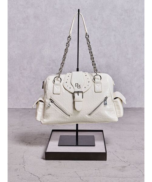 GG bijouエナメルクロコ ボストンBAG（ボストンバッグ）｜GYDA