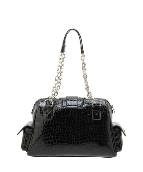 GYDA(ジェイダ)の「GG bijouエナメルクロコ ボストンBAG(ボストンバッグ・レディース・オフホワイト/ブラック・FREE)」の10枚目の写真