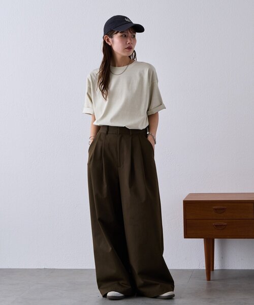 DISCOAT(ディスコート)の「【Enlude】接触冷感ピグメントTシャツ《ユニセックス》(Tシャツ/カットソー・メンズ・ブラック/ブラウン/オフホワイト・MEDIUM/LARGE)」の5枚目の写真
