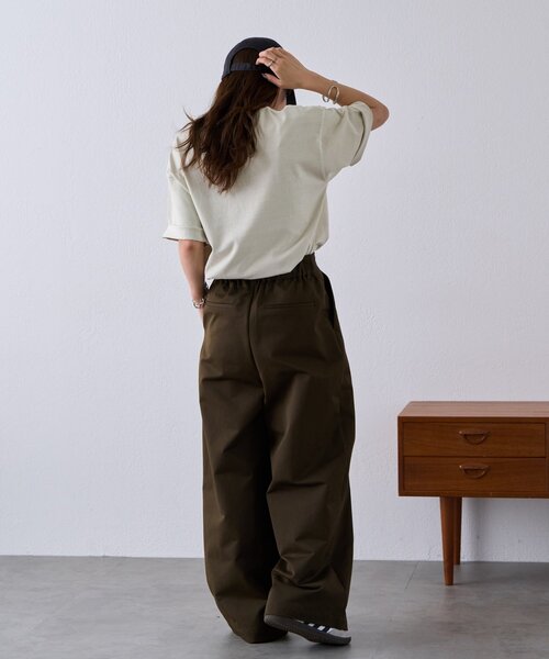 DISCOAT(ディスコート)の「【Enlude】接触冷感ピグメントTシャツ《ユニセックス》(Tシャツ/カットソー・メンズ・ブラック/ブラウン/オフホワイト・MEDIUM/LARGE)」の6枚目の写真