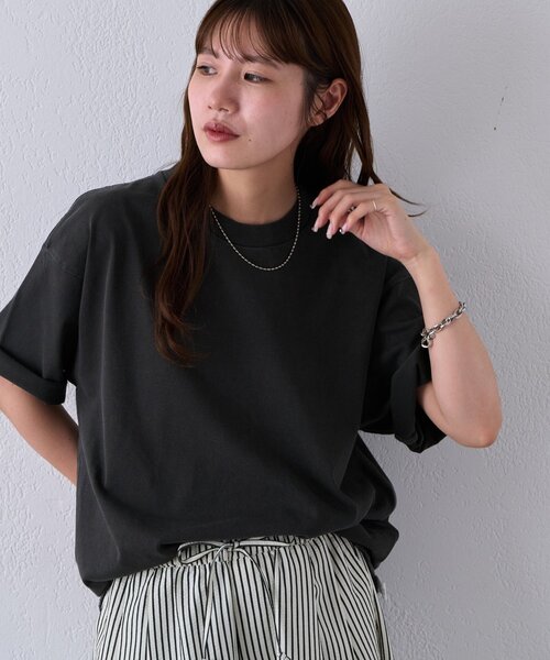 DISCOAT(ディスコート)の「【Enlude】接触冷感ピグメントTシャツ《ユニセックス》(Tシャツ/カットソー・メンズ・ブラック/ブラウン/オフホワイト・MEDIUM/LARGE)」の14枚目の写真