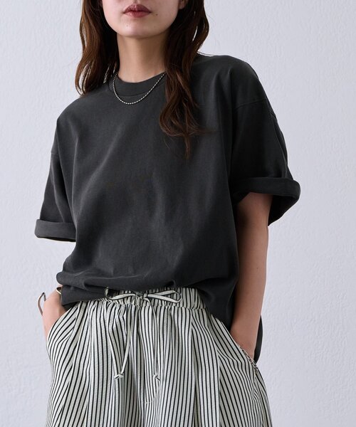 DISCOAT(ディスコート)の「【Enlude】接触冷感ピグメントTシャツ《ユニセックス》(Tシャツ/カットソー・メンズ・ブラック/ブラウン/オフホワイト・MEDIUM/LARGE)」の15枚目の写真