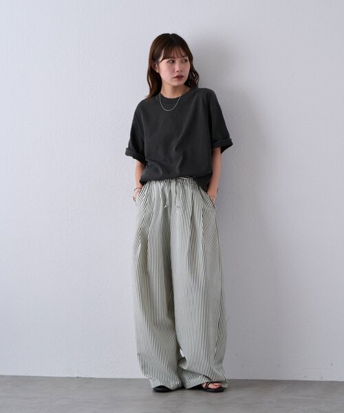 DISCOAT(ディスコート)の「【Enlude】接触冷感ピグメントTシャツ《ユニセックス》(Tシャツ/カットソー・メンズ・ブラック/ブラウン/オフホワイト・MEDIUM/LARGE)」の17枚目の写真