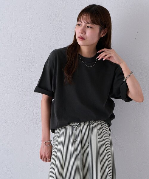DISCOAT(ディスコート)の「【Enlude】接触冷感ピグメントTシャツ《ユニセックス》(Tシャツ/カットソー・メンズ・ブラック/ブラウン/オフホワイト・MEDIUM/LARGE)」の20枚目の写真