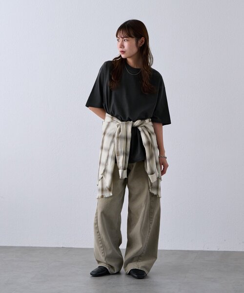 DISCOAT(ディスコート)の「【Enlude】接触冷感ピグメントTシャツ《ユニセックス》(Tシャツ/カットソー・メンズ・ブラック/ブラウン/オフホワイト・MEDIUM/LARGE)」の22枚目の写真