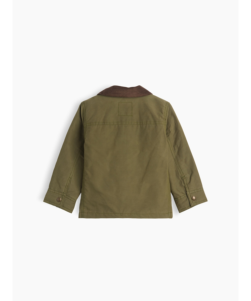 GAP(ギャップ)の「ワックス ジャケット (幼児・ベビー)(その他アウター・キッズ・オリーブ・90cm/95cm/100cm/110cm)」の2枚目の写真