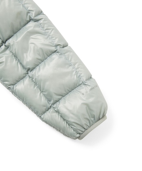 thisisneverthat(ディスイズネバーザット)の「PERTEX Vik Hooded LT Down Jacket(ダウンジャケット/コート・メンズ・グレー/ピンク系その他/ライトグレー/ブラック・XS/S/XL/M/L)」の16枚目の写真