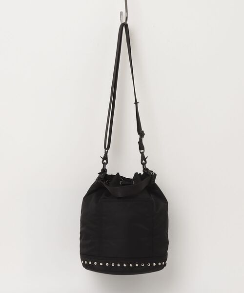 Mackintosh（マッキントッシュ）の「DRAWSTRING BUCKET STUDS（ショルダーバッグ・レディース・ブラック・FREE）」の11枚目の写真
