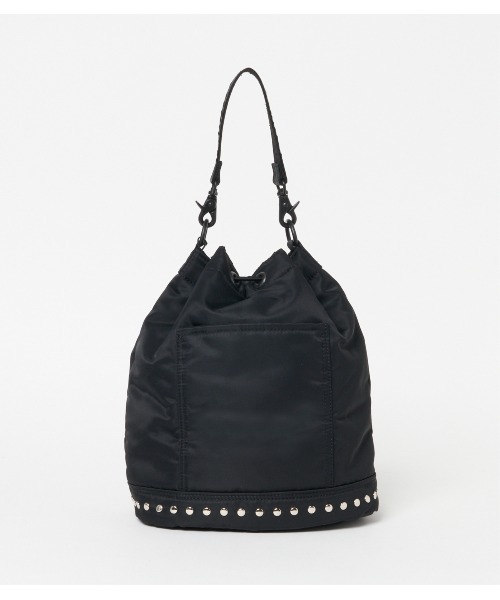 Mackintosh（マッキントッシュ）の「DRAWSTRING BUCKET STUDS（ショルダーバッグ・レディース・ブラック・FREE）」の4枚目の写真