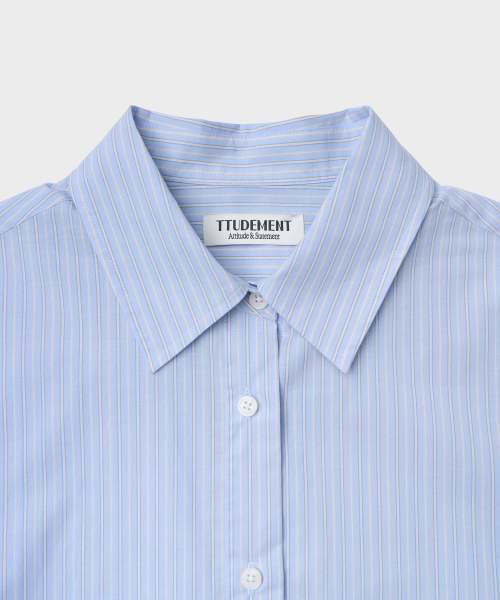 TTUDEMENT（トュードメント）の「CLASSIC STRIPE SHIRT_BLUE STRIPE（シャツ/ブラウス・レディース・その他・FREE）」の7枚目の写真