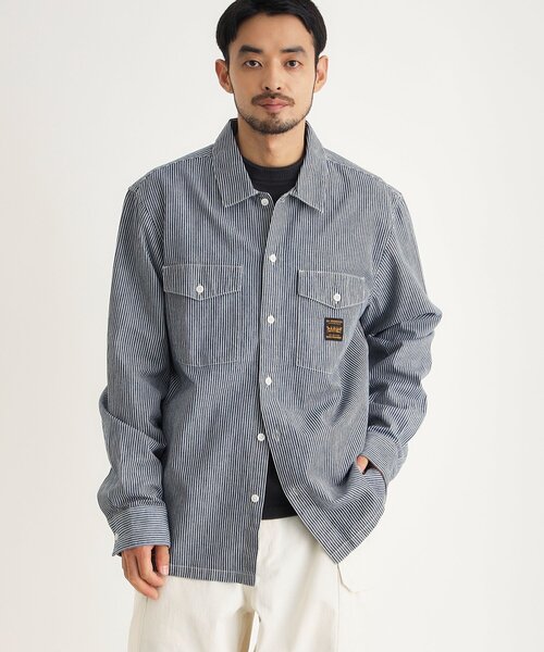 Levi's(リーバイス)の「Levi's WORK WEAR ワーカーシャツ(シャツ/ブラウス・メンズ・ネイビー・05/04/03)」の1枚目の写真
