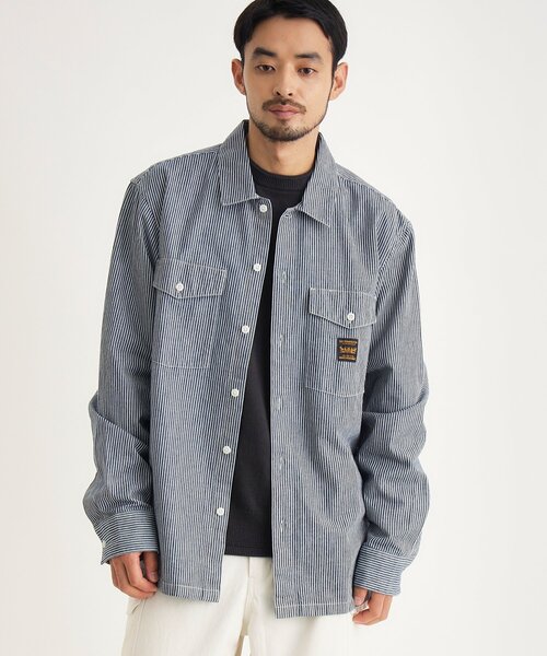 Levi's(リーバイス)の「Levi's WORK WEAR ワーカーシャツ(シャツ/ブラウス・メンズ・ネイビー・05/04/03)」の2枚目の写真