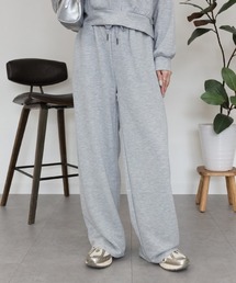 ダブルフェイススウェットワイドパンツ
