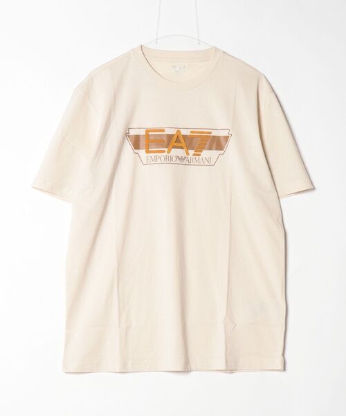 EMPORIO ARMANI EA7(エンポリオアルマーニイーエーセブン)の「<オンライン限定>【エンポリオ アルマーニ EA7】コットンジャージーTシャツ ビジビリティ VISIBILITY(Tシャツ/カットソー・メンズ・グレイッシュブルー/キナリ・LARGE/X-SMALL/X-LARGE/SMALL/MEDIUM)」の3枚目の写真