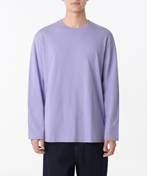 ベーシック長袖Tシャツ[ラベンダー]