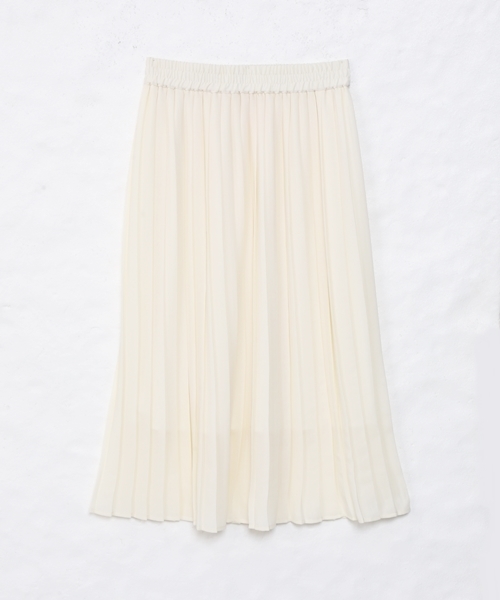 Chico(チコ)の「プリーツスカート(スカート・レディース・アイボリー/ピンクベージュ・FREE)」の7枚目の写真