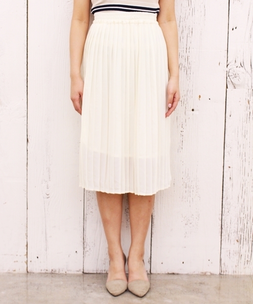 Chico(チコ)の「プリーツスカート(スカート・レディース・アイボリー/ピンクベージュ・FREE)」の21枚目の写真