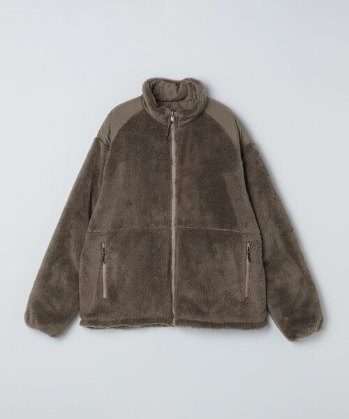 TAION(タイオン)の「【SHIPS別注】WILD THINGS × TAION: LEVEL3 シャギー ジャケット(ミリタリージャケット・メンズ・ブラック/カーキ/ダークグレー・MEDIUM/LARGE/X-LARGE/SMALL)」の4枚目の写真