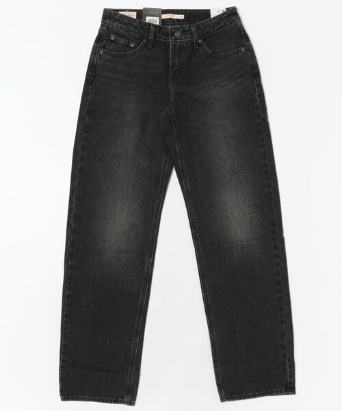 Levi's（リーバイス）の「【Levi’s】LOW STRAIGHT（デニムパンツ・レディース・ブラック/ブルー・26/25/27）」の2枚目の写真