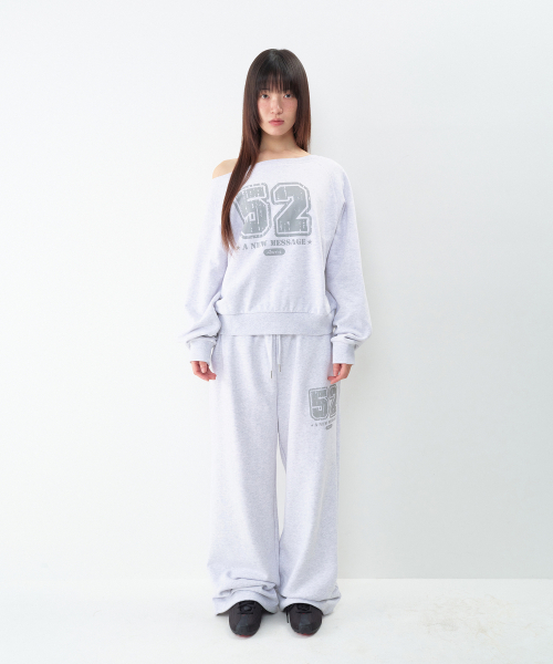 AMESWORLDWIDE(アメスワールドワイド)の「52 カジュアルスウェットパンツ ライトグレー(スウェットパンツ・レディース・その他・SMALL/MEDIUM)」の4枚目の写真