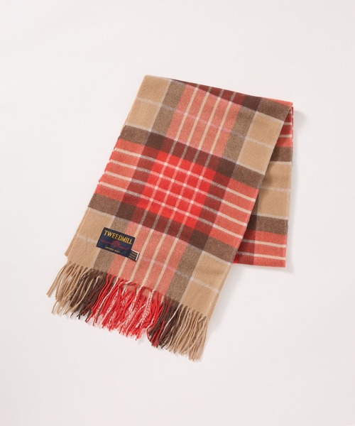 TWEED MILL（ツイードミル）の「【TWEEDMILL】Kneerugストール（ストール/ショール・レディース・オレンジ/ブルー/パープル・フリー）」の18枚目の写真