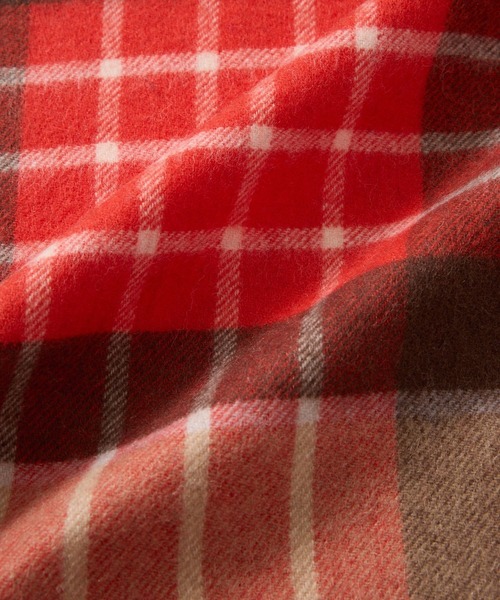 TWEED MILL（ツイードミル）の「【TWEEDMILL】Kneerugストール（ストール/ショール・レディース・オレンジ/ブルー/パープル・フリー）」の8枚目の写真
