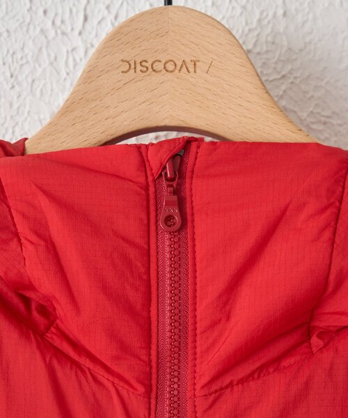 DISCOAT(ディスコート)の「【Enlude】コンパクトシェルフードブルゾン《ユニセックス》(ブルゾン・メンズ・ブラック/レッド・FREE)」の5枚目の写真