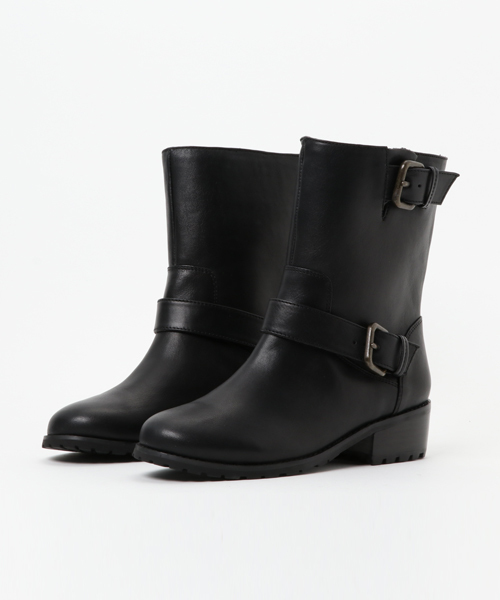 To b. by agnes b.(トゥービーバイアニエスベー)の「WD73 CHAUSSURES エンジニアブーツ(ブーツ)」|ブラック