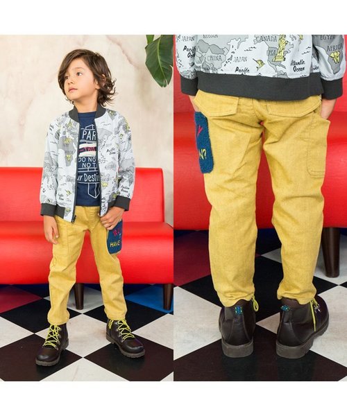 BREEZE（ブリーズ）の「ネット限定 サガラカーゴポケットパンツ（その他パンツ・キッズ・カーキ/インディゴブルー/マスタード・95/90/100/120/110/130/140/80）」の19枚目の写真