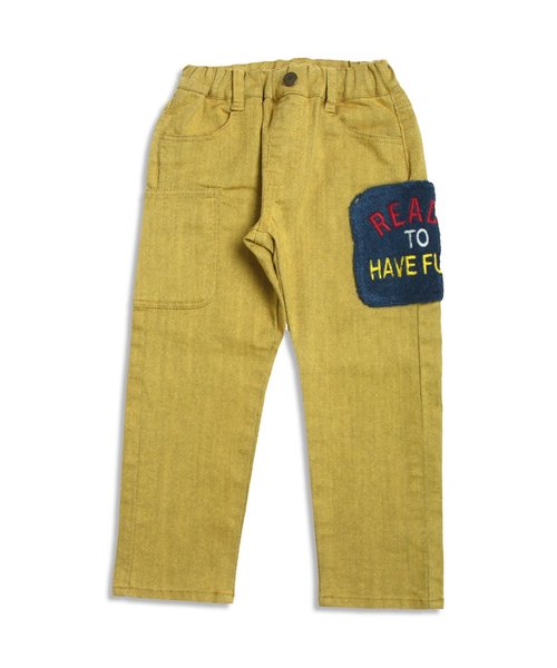 BREEZE（ブリーズ）の「ネット限定 サガラカーゴポケットパンツ（その他パンツ・キッズ・カーキ/インディゴブルー/マスタード・95/90/100/120/110/130/140/80）」の4枚目の写真