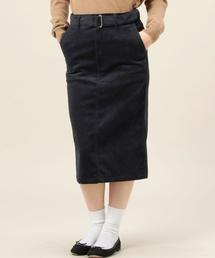 BEAUTY&YOUTH UNITED ARROWS | BY コーデュロイベルトタイトスカート(スカート)