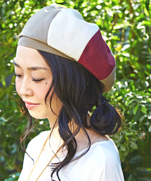 チャイハネ | 【チャイハネ】パッチワークベレー帽(ハンチング/ベレー帽)