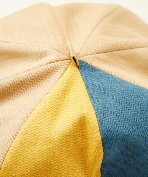 チャイハネ（チャイハネ）の「【チャイハネ】パッチワークベレー帽（ハンチング/ベレー帽・レディース・カーキ/ベージュ/ネイビー・FREE）」の13枚目の写真