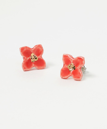 【irodori】小さい花のpierce（赤）
