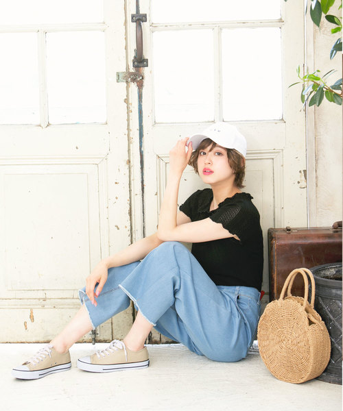 KOBE LETTUCE（コウベレタス）の「ローカットキャンバススニーカー/レディース/シューズ/靴/神戸レタス[I1330]（スニーカー・レディース・レッド/ネイビー/アイボリー/ブラック/ホワイト/ベージュ/グレー・M/S/L/LL/XS/3L）」の16枚目の写真