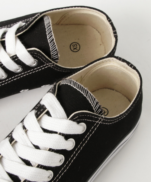 KOBE LETTUCE（コウベレタス）の「ローカットキャンバススニーカー/レディース/シューズ/靴/神戸レタス[I1330]（スニーカー・レディース・レッド/ネイビー/アイボリー/ブラック/ホワイト/ベージュ/グレー・M/S/L/LL/XS/3L）」の12枚目の写真